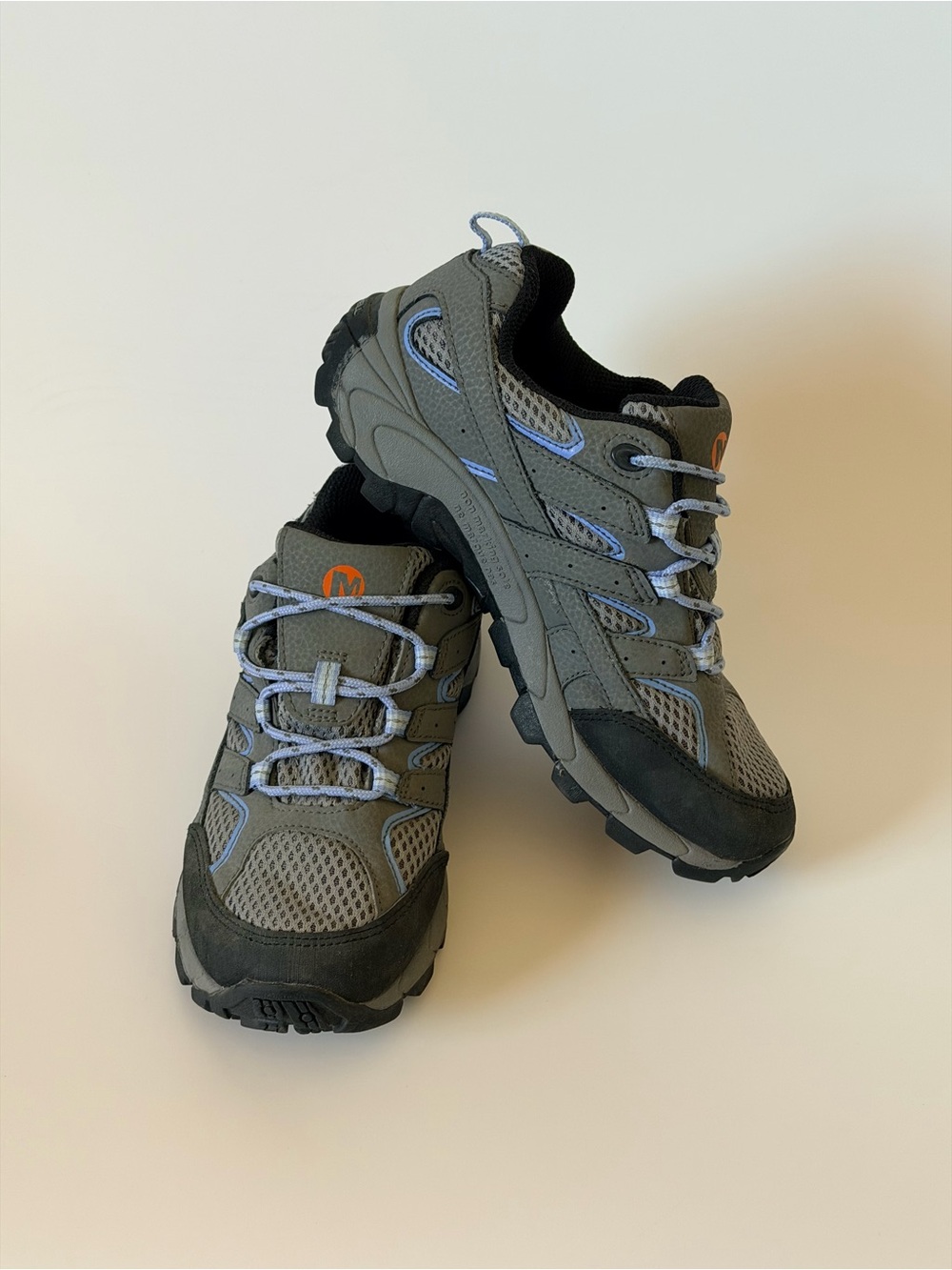 Merrell Kids Moab 2 Low Lace-Up Grey Trail Shoes